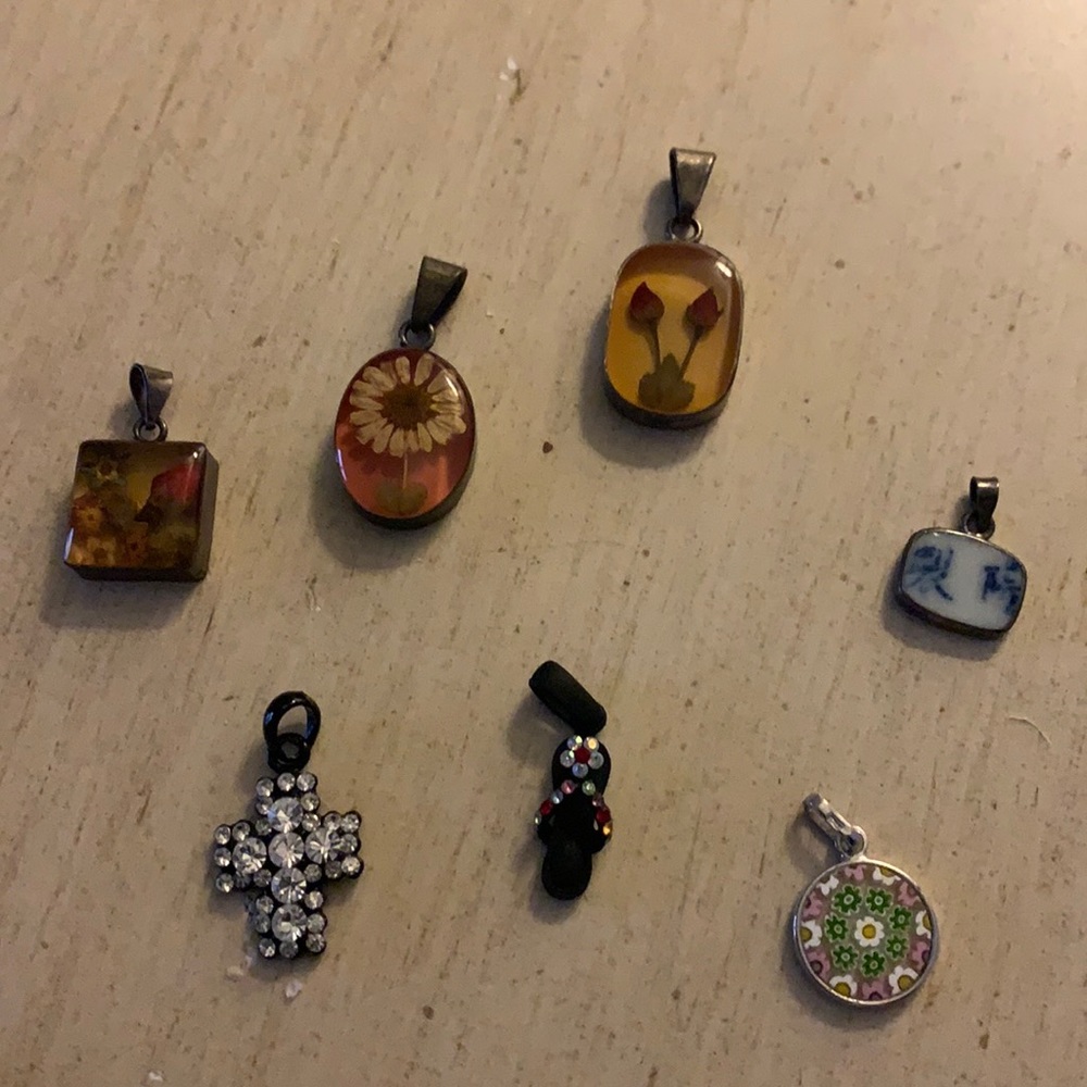 7 individual pendants (please see descriptions)